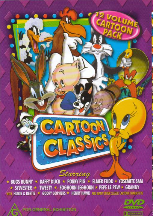 Cartoon Classics-12 Volume Cartoon Pack